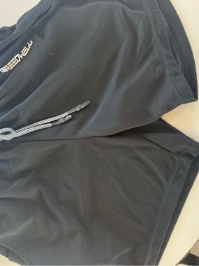 Breedwell lifestyle shorts Black Athletic Shorts with Drawstring